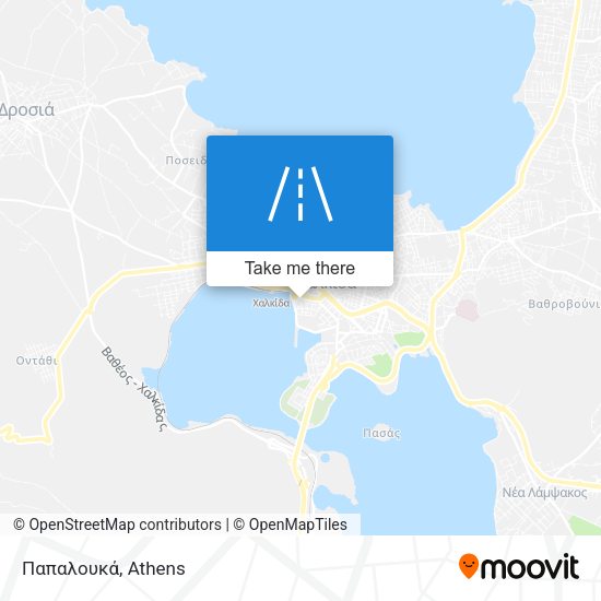 Παπαλουκά map