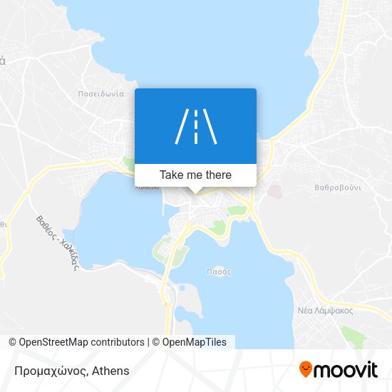 Προμαχώνος map
