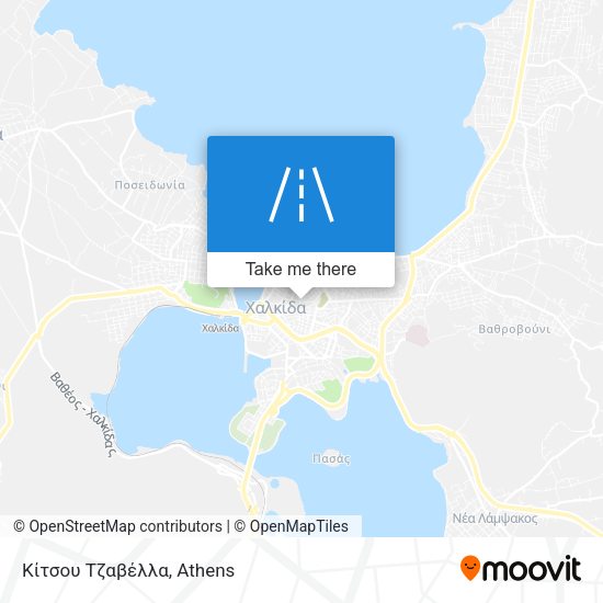 Κίτσου Τζαβέλλα map