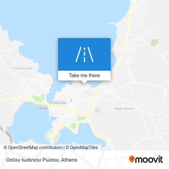 Οσίου Ιωάννου Ρώσου map