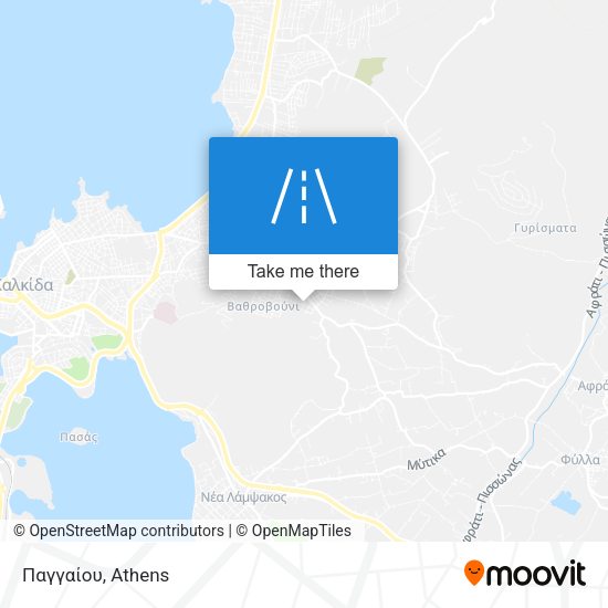 Παγγαίου map