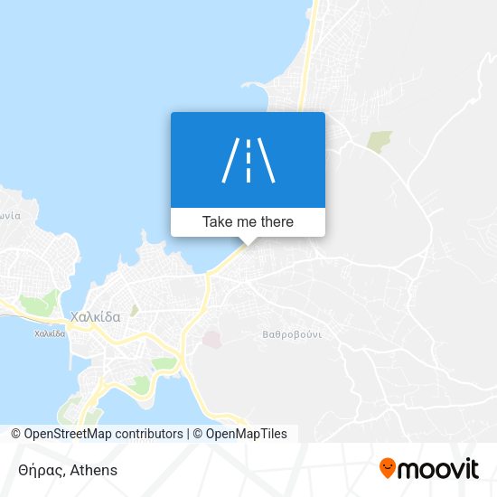 Θήρας map