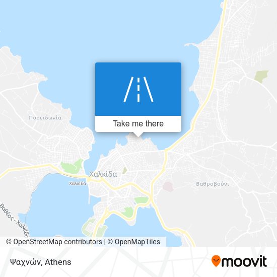 Ψαχνών map