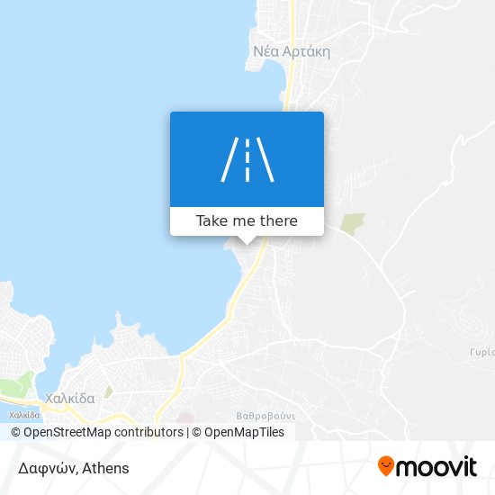 Δαφνών map