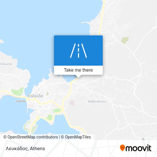 Λευκάδος map