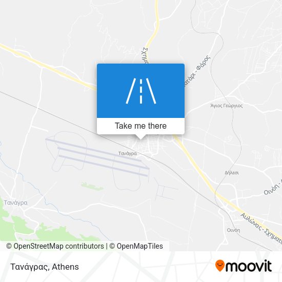 Τανάγρας map