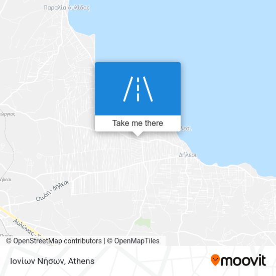 Ιονίων Νήσων map