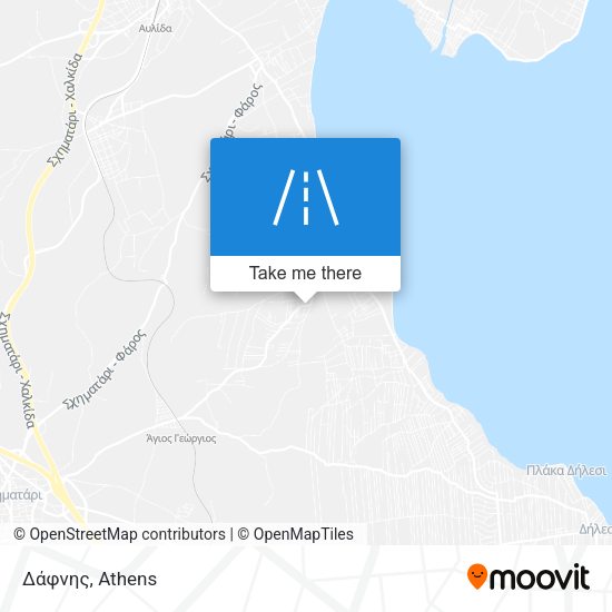 Δάφνης map