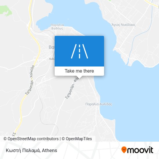 Κωστή Παλαμά map
