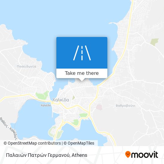 Παλαιών Πατρών Γερμανού map