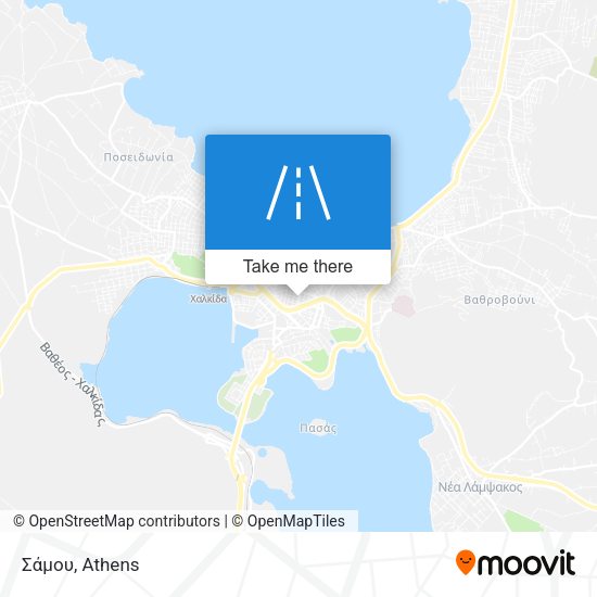 Σάμου map