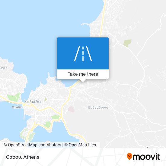 Θάσου map