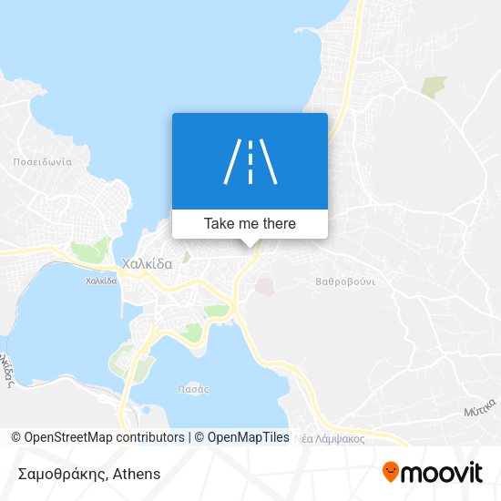 Σαμοθράκης map
