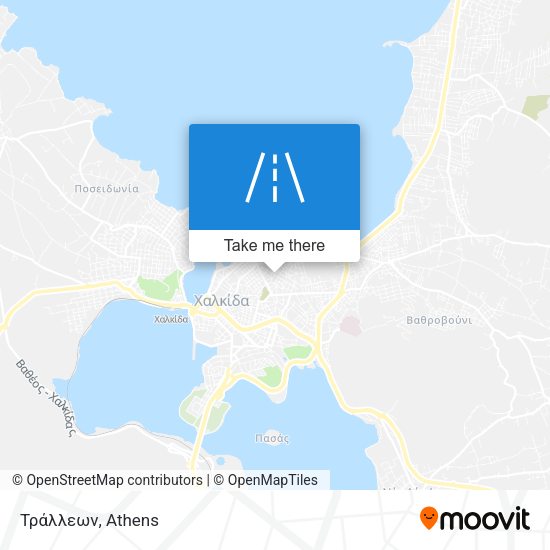 Τράλλεων map