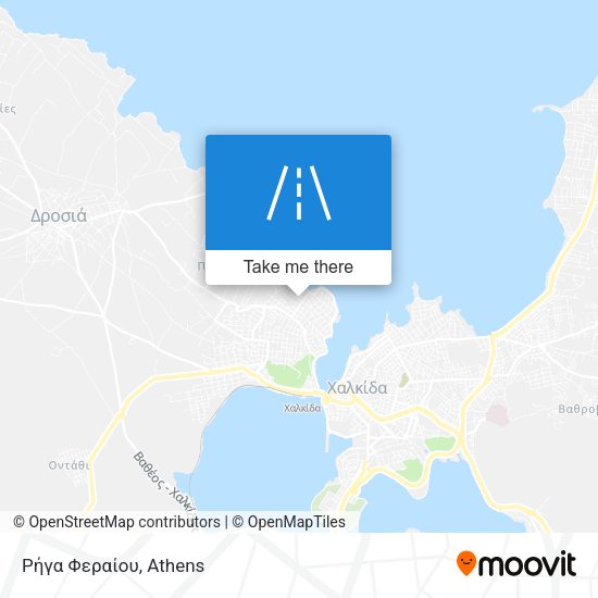 Ρήγα Φεραίου map