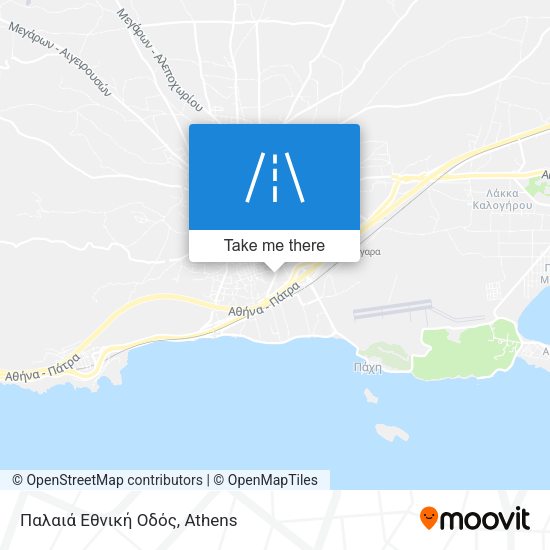 Παλαιά Εθνική Οδός map