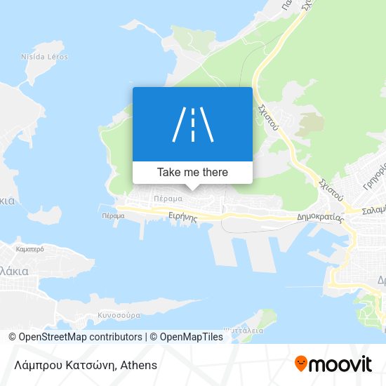 Λάμπρου Κατσώνη map