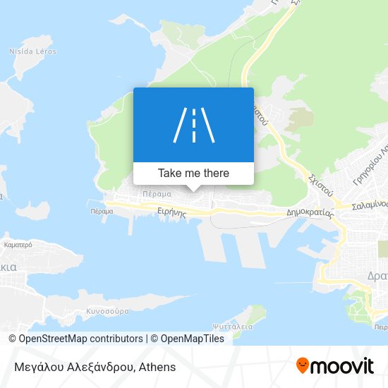 Μεγάλου Αλεξάνδρου map