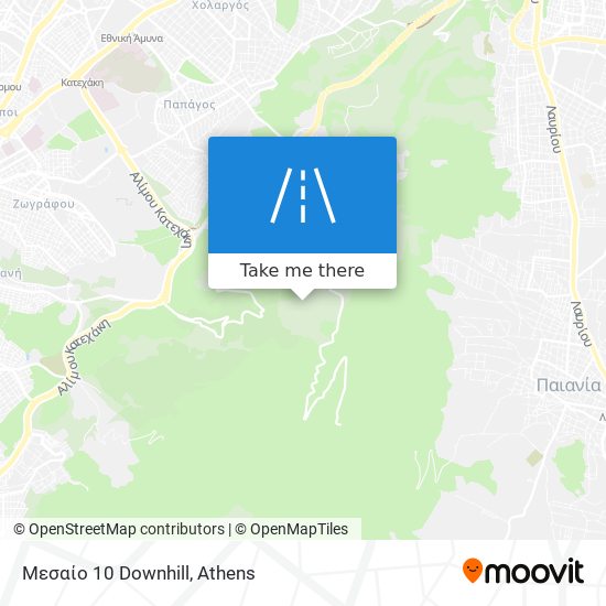 Μεσαίο 10 Downhill map