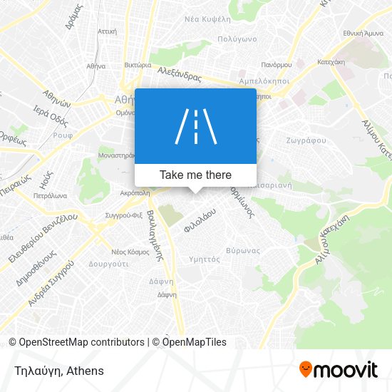 Τηλαύγη map