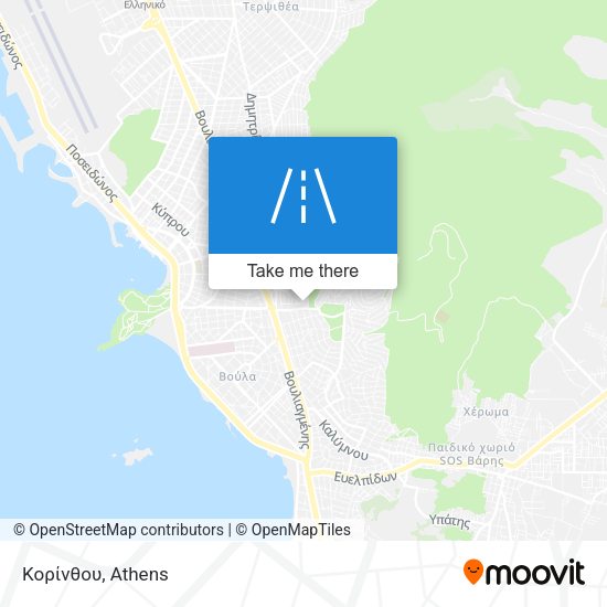 Κορίνθου map