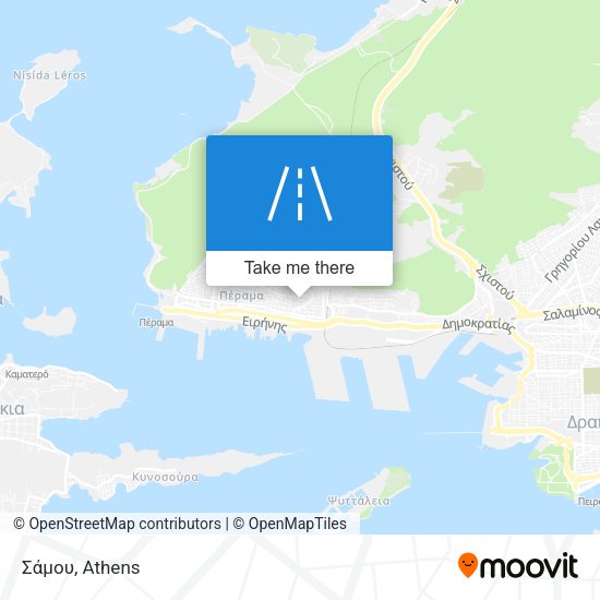 Σάμου map