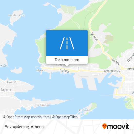 Ξενοφώντος map
