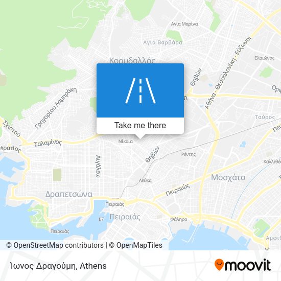 Ίωνος Δραγούμη map