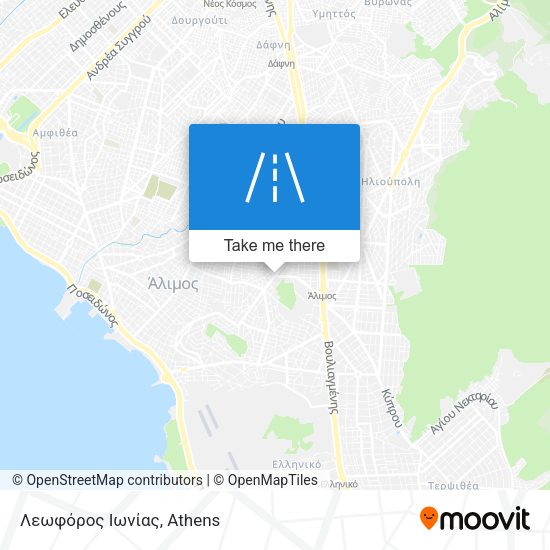 Λεωφόρος Ιωνίας map