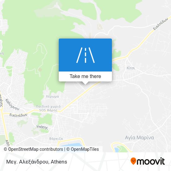 Μεγ. Αλεξάνδρου map