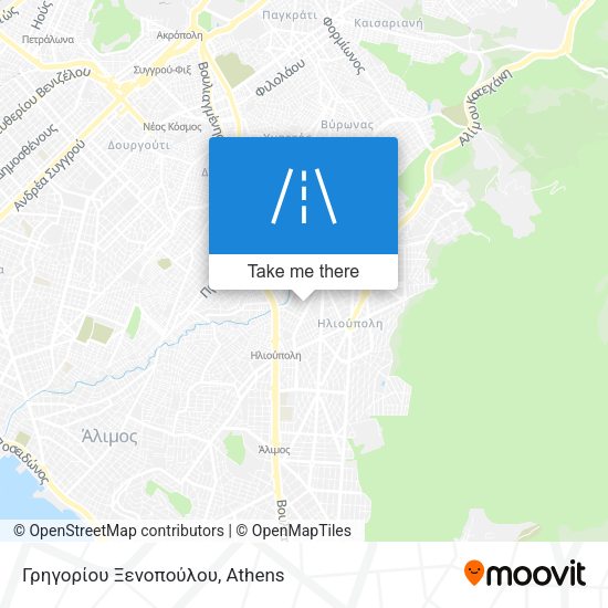 Γρηγορίου Ξενοπούλου map