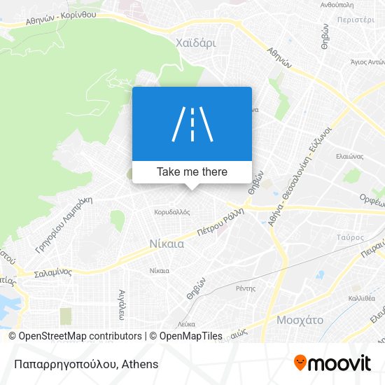 Παπαρρηγοπούλου map
