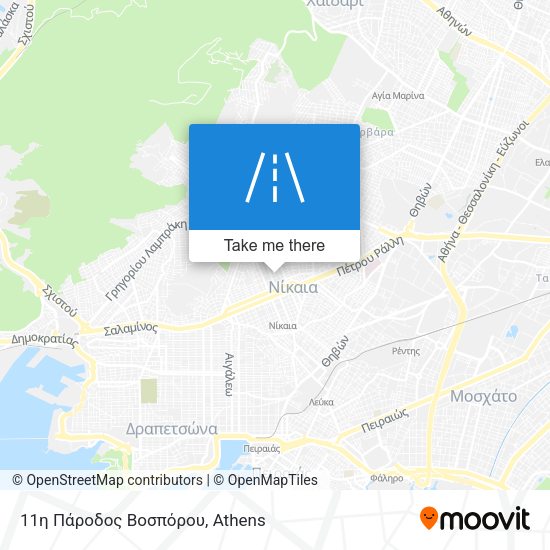 11η Πάροδος Βοσπόρου map