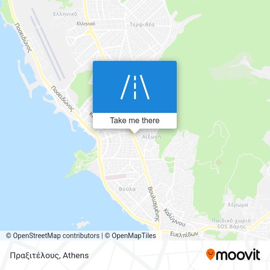 Πραξιτέλους map