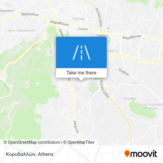 Κορυδαλλών map