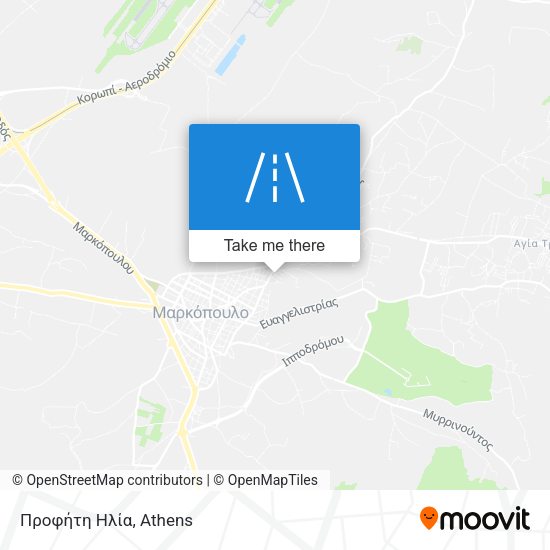Προφήτη Ηλία map