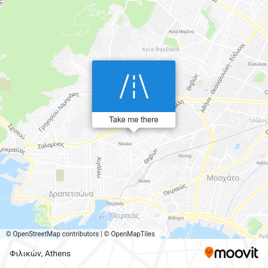 Φιλικών map