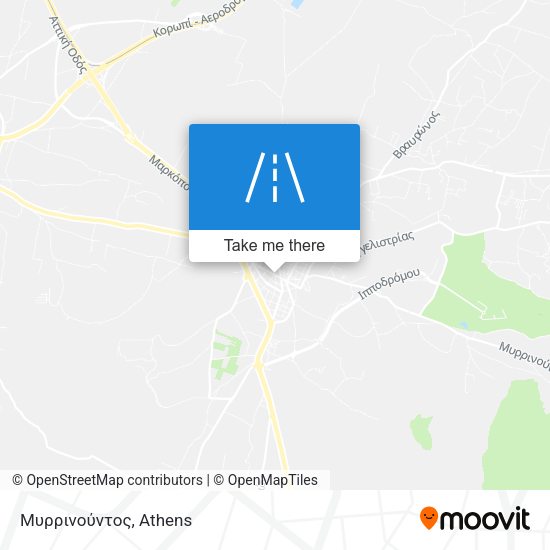 Μυρρινούντος map