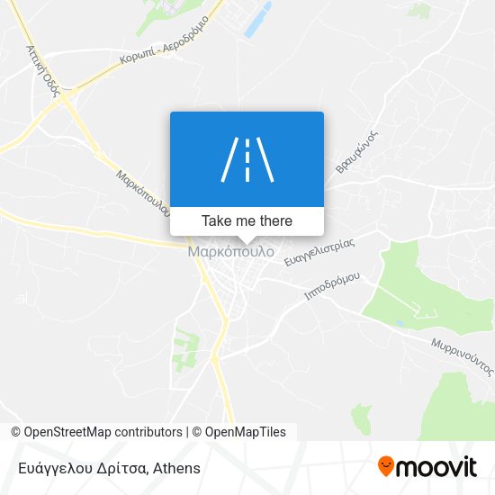 Ευάγγελου Δρίτσα map