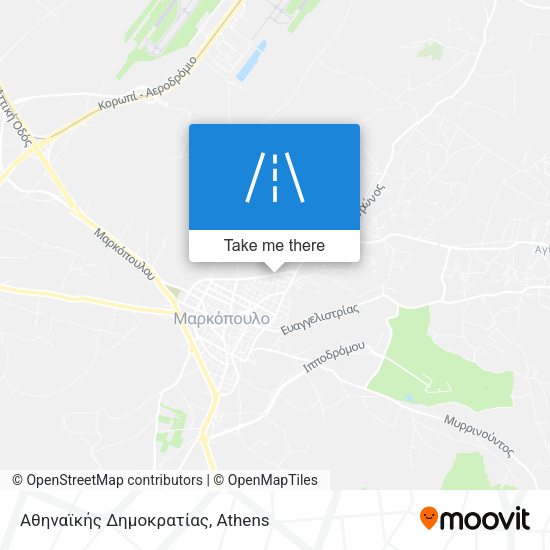 Αθηναϊκής Δημοκρατίας map