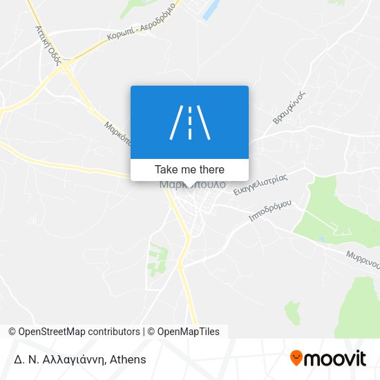 Δ. Ν. Αλλαγιάννη map
