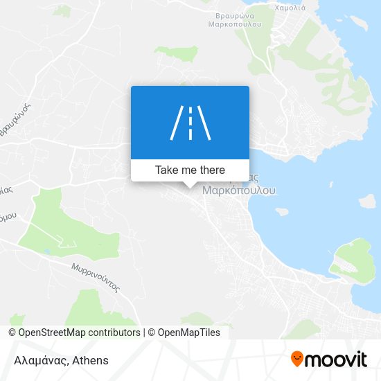 Αλαμάνας map