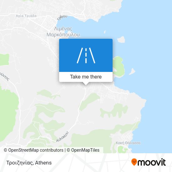 Τροιζηνίας map