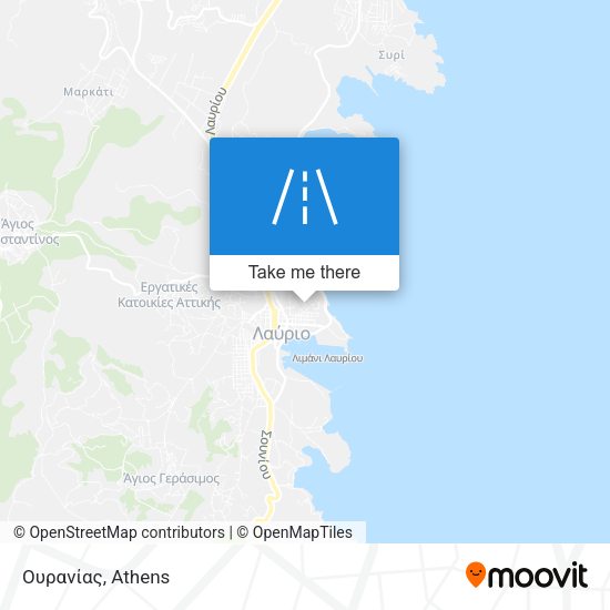 Ουρανίας map