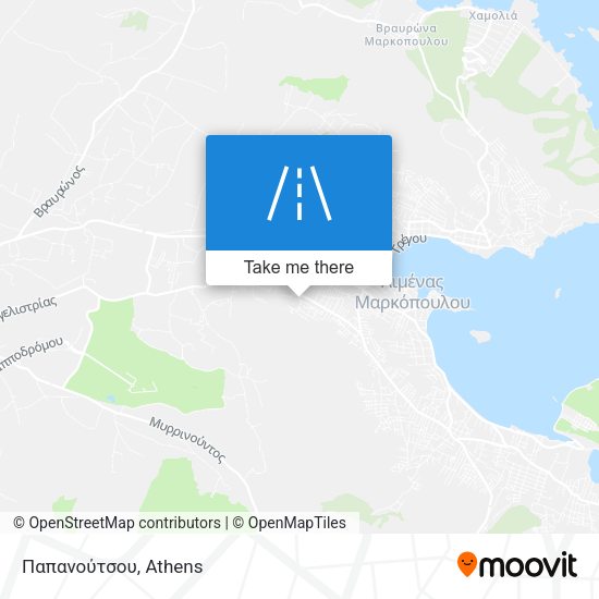 Παπανούτσου map