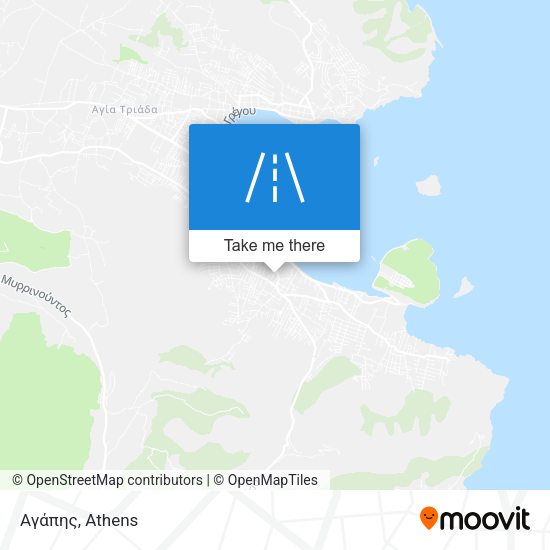 Αγάπης map