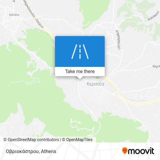 Οβριοκάστρου map