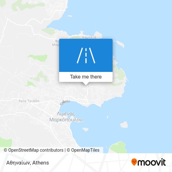 Αθηναίων map