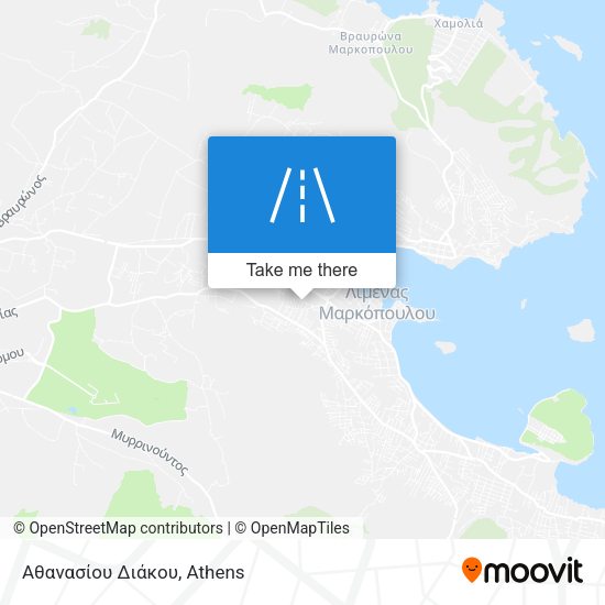 Αθανασίου Διάκου map
