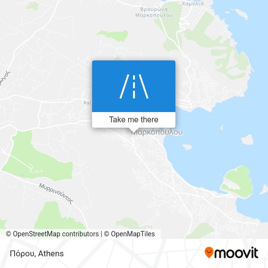 Πόρου map